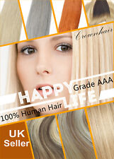 15"-26" 65g, 115g-Meia Cabeça/Cabeça Cheia Cabelo Humano Remy Tece Extensões-Trama Dupla, usado comprar usado  Enviando para Brazil
