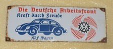 Emailleschild volkswagen kfd gebraucht kaufen  Berlin