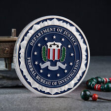 Moeda desafio FBI medalha American Federal Bureau of Investigation Washington DC comprar usado  Enviando para Brazil