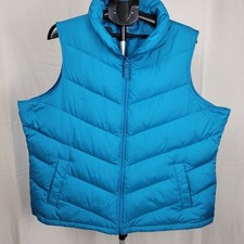 Colete acolchoado feminino Lands End sem mangas tamanho grande amarelo canário comprar usado  Enviando para Brazil