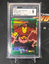 2023 UD Allegiance Marvel Infinity Trilogy #25 Iron Man Green Racer 3/5 comprar usado  Enviando para Brazil