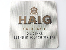 Usado, Vintage HAIG - Whisky escocês Gold Label .. Tapete de cerveja Cat No'66 / montanha-russa comprar usado  Enviando para Brazil