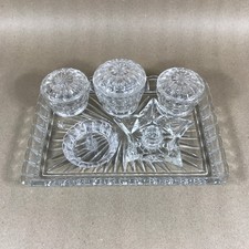 Vintage glass dressing for sale  CAERPHILLY