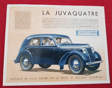 Juvaquatre renault dépliant d'occasion Juvaquatre renault dépliant d'occasion  Trévoux