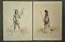 2 paintings native american for sale 2 paintings native american for sale Phoenix