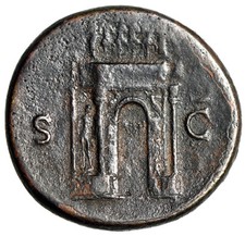Nero sestertius triumphal for sale  Niles
