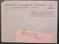 Storia postale partito usato  Italia