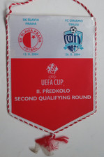 Usado, Orig. Wimpel  UEFA Cup  2004/05  SLAVIA PRAG - DINAMO TBILISI  !!  SELTEN comprar usado  Enviando para Brazil