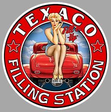 Sticker texaco carburant d'occasion  Châtillon