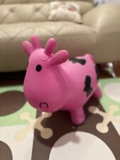 Pula-pula de vaca com bomba de ar, funil espacial inflável, passeio animal saltitante rosa comprar usado  Enviando para Brazil