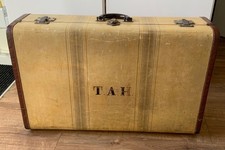 Vintage suitcase large for sale  WAREHAM