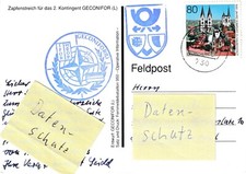 Zapfenstreich postkarte 1996 gebraucht kaufen  Bruchsal