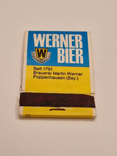Streichholzheftchen werner bie gebraucht kaufen  Halstenbek