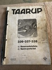 Taarup 336 337 for sale  SUDBURY