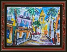 Pastels huile papier d'occasion  Aigrefeuille-d'Aunis