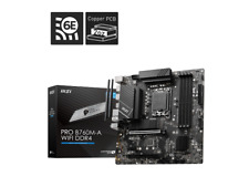 (Recondicionado de Fábrica) MSI PRO B760M-A WIFI DDR4 LGA 1700 PLACA-MÃE INTEL MATX, usado comprar usado  Enviando para Brazil
