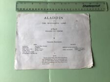 Aladdin play pollocks for sale  BEXHILL-ON-SEA