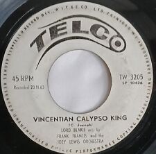 CALYPSO 45 HEAR Lord Blakie VINCENTIAN CALYPSO KING 1963 Telco HEAR! comprar usado  Enviando para Brazil