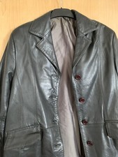 Schwarzer ledermantel damen gebraucht kaufen  Neckartailfingen