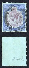 Straits Settlements SG240b 25 dólares Wmk Mult Script CA Cat 200 libras comprar usado  Enviando para Brazil