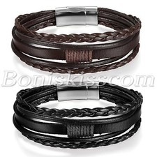 Pulseira de couro de surfista multicamadas moda fivela de metal masculina feminina punho comprar usado Pulseira de couro de surfista multicamadas moda fivela de metal masculina feminina punho comprar usado  Enviando para Brazil