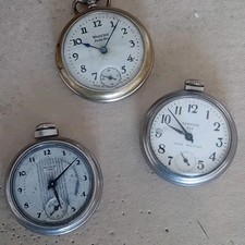 Vintage westclox pocket for sale  LEEDS