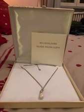Teardrop pearl necklace usato  Settimo Milanese
