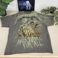 Camiseta estampada vintage Metallica "and Justice for All" - № 94 comprar usado  Enviando para Brazil