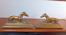 Antique brass greyhound for sale  WEYMOUTH