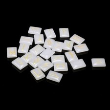 25 peças/lote retangular vidro branco runas vikings conjunto de amuleto Reiki comprar usado  Enviando para Brazil
