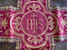 Orfroi chasuble rouge d'occasion  Saint-Etienne