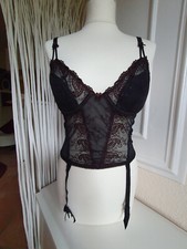 Corsage schwarz braun gebraucht kaufen  Fruerlund,-Engelsby, Tastrup