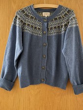 Brora lambswool blue for sale  GRANGE-OVER-SANDS