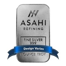 Barra de plata fina coleccionable Asahi de 1 oz .999 segunda mano  Embacar hacia Mexico