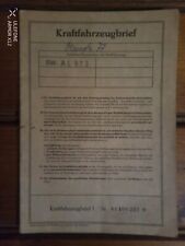 Pel manta fahrzeugbrief gebraucht kaufen  Bad Königshofen-Umland