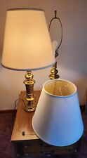 tall pair brass 31 lamps for sale  Chesterton