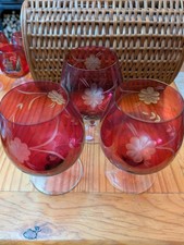 Set vintage crystal for sale  BRIDGEND