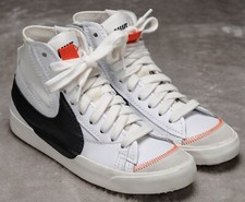 Tênis Nike Blazer Médio 77 Jumbo Swoosh Branco Preto Masculino Tamanho 8.5 DD3111-10 comprar usado  Enviando para Brazil