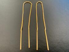 Ouro 14K Em 925 Sterling Silver Thread Linha/peruano Brincos Bar cadeia longa Vermeil comprar usado  Enviando para Brazil