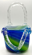 Art glass handbag for sale  Shipping to Ireland