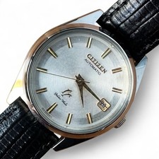Vintage Citizen Baleia Dourada Modelo R001558 RC Mostrador Prata Automático comprar usado  Enviando para Brazil