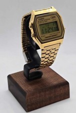 Relógio de pulso Casio A158WE tom dourado alarme cronógrafo quartzo (em execução) comprar usado  Enviando para Brazil