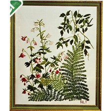 Ferns vintage crewel for sale  Austin