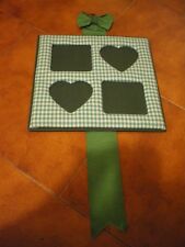 Cornice stoffa verde usato  Buti