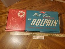 Vintage Fleet Line DOLPHIN Barco a Bateria BO CAIXA VAZIA FOLHA DE DECALQUE comprar usado  Enviando para Brazil
