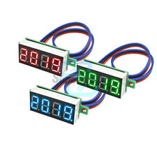 LED Voltmeter Digital Voltage Tester DC 0-100V 0.36" 4 Digit 3 Wire Panel Meter comprar usado  Enviando para Brazil