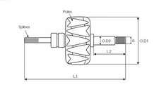 Ar2035sr läufer generator gebraucht kaufen  Berlin