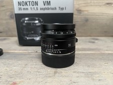 Voigtlander 35mm 1.5 for sale  LONDON