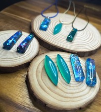 Collana verde azzurro usato  Poggio Renatico