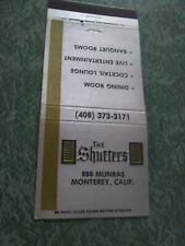 Rare vintage matchbook for sale  Charlotte